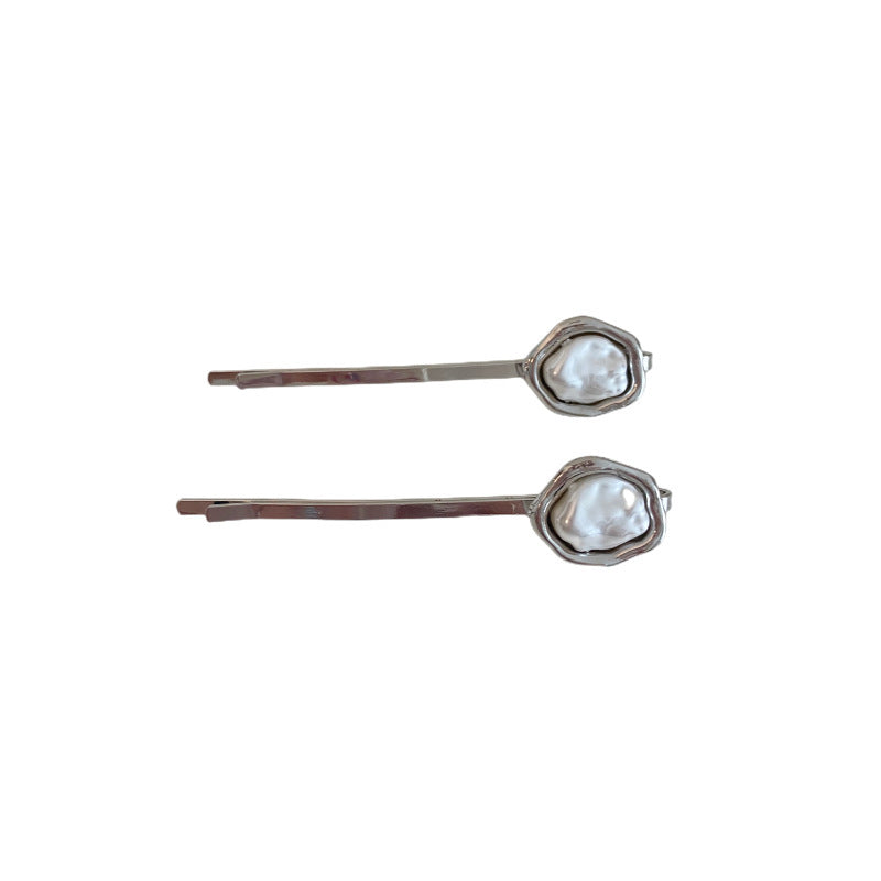 Irregular Shaped Pearl Fashion Hairpin