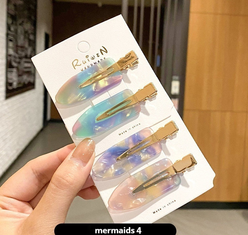Women's Hair Acetate Seamless Barrettes