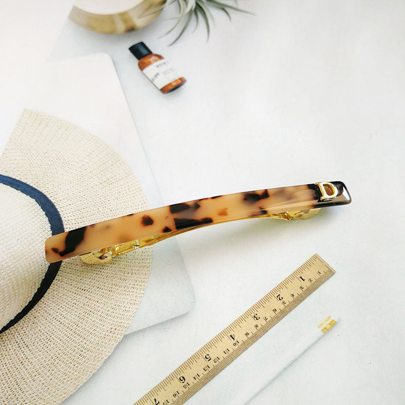 Women Two-Color Fine Horizontal Hair Clip