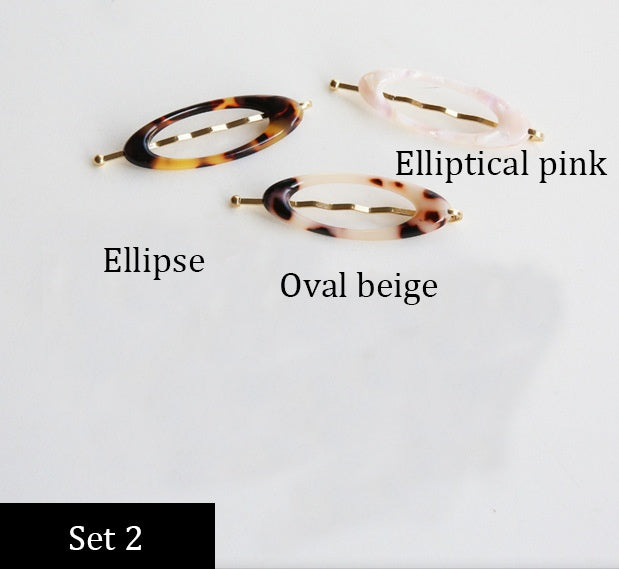 leopard pattern side clips