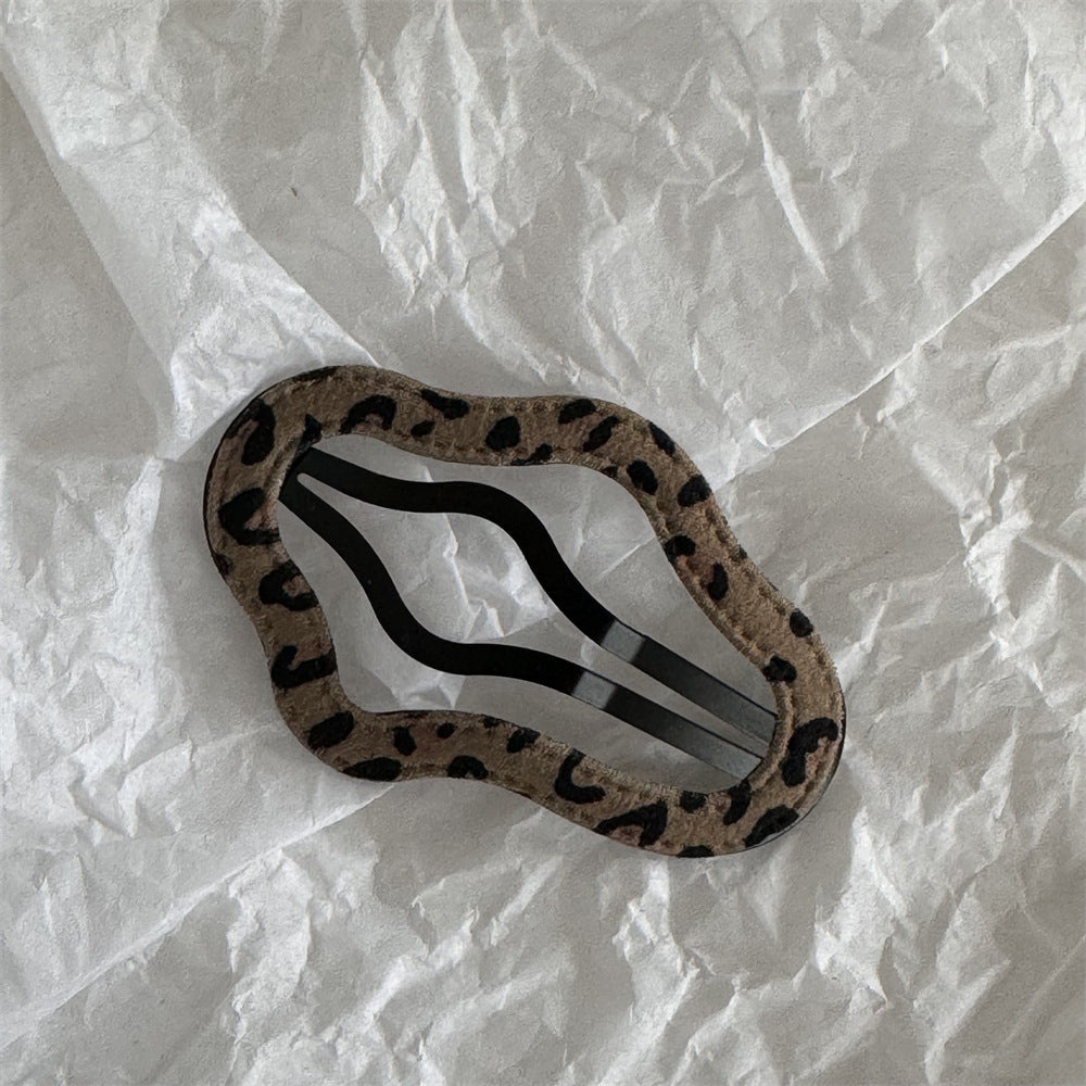Leopard Print Clouds Hairpin