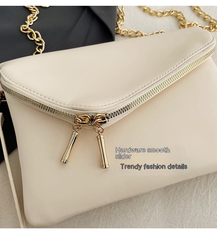 Chain One Shoulder Zipper New Bag For Women