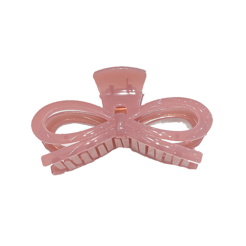 Large Jelly Bow Claw Clip