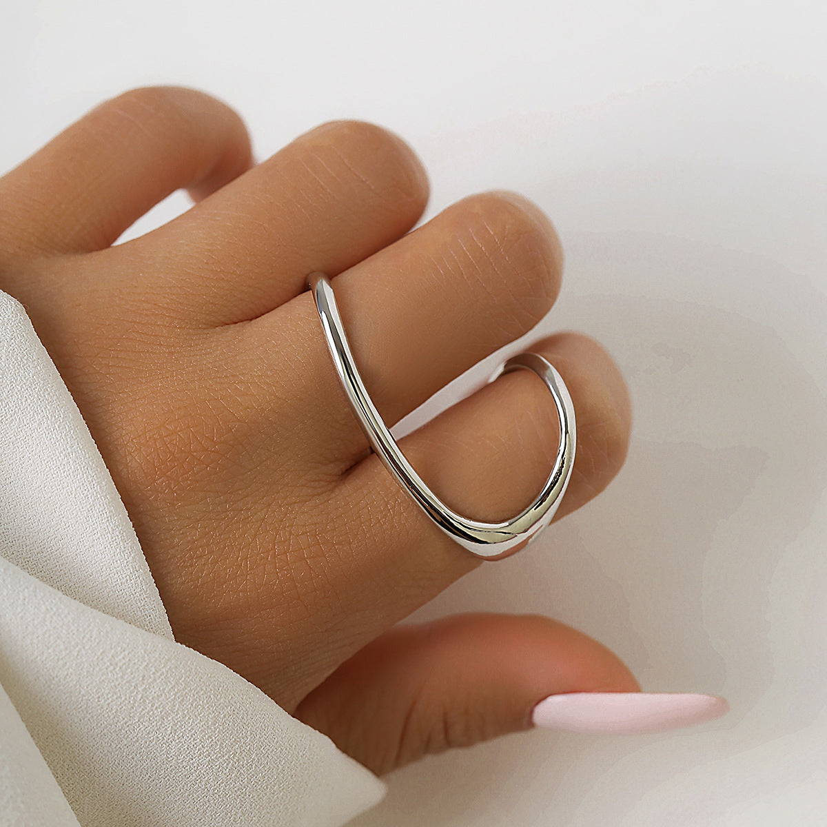 Minimalist Hugging Ring