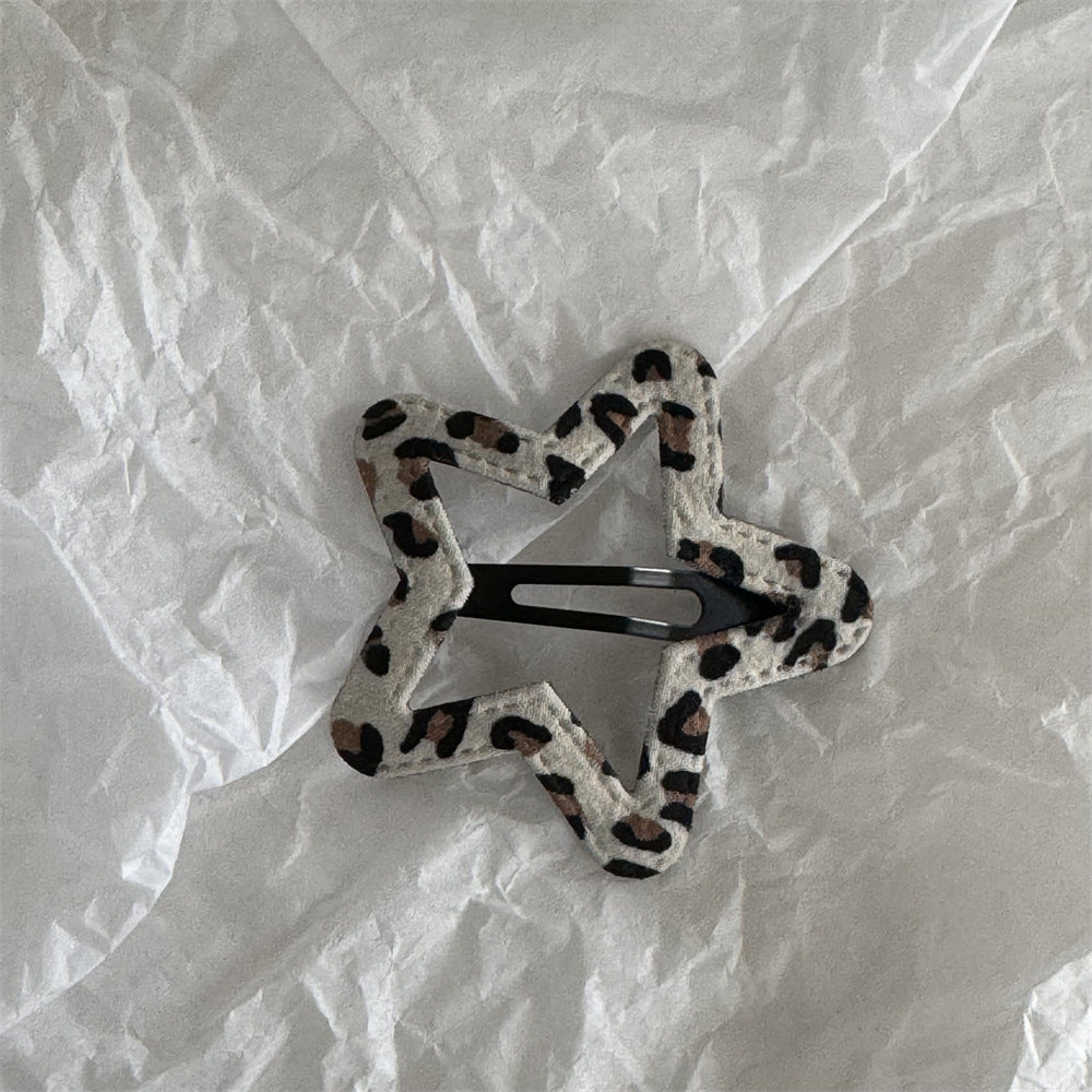 Leopard Print Clouds Hairpin