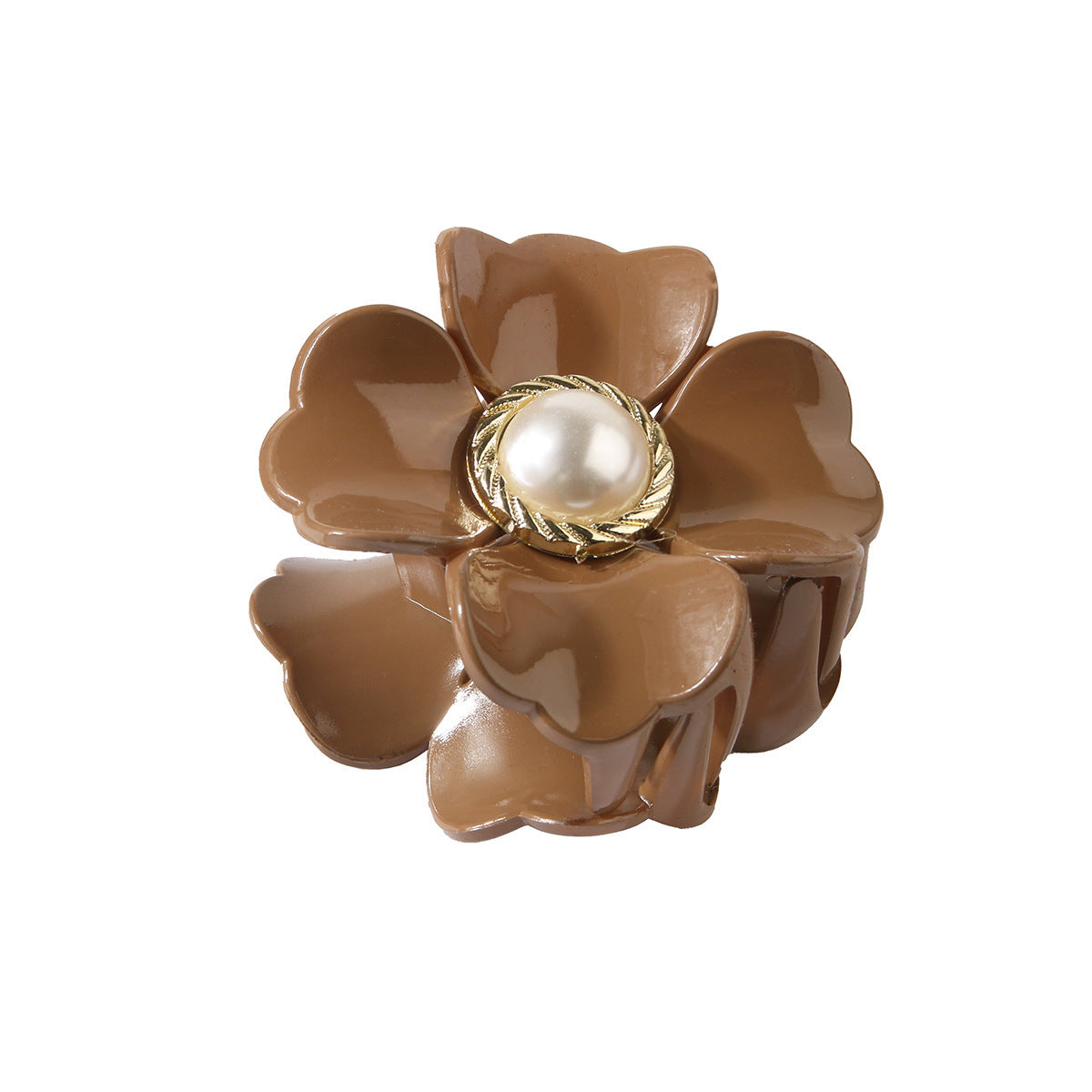 Flower Clasp Pearl Hairpin
