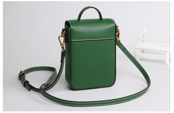 Leather Mini crossbody Small Bag Women