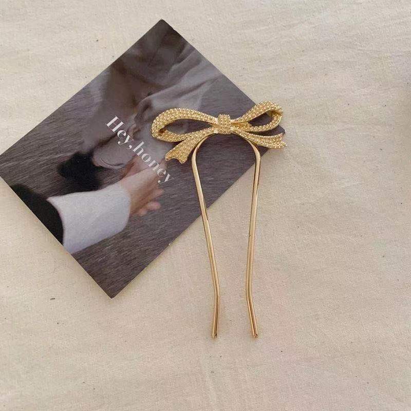 U-shape Metal Bow Hairpin