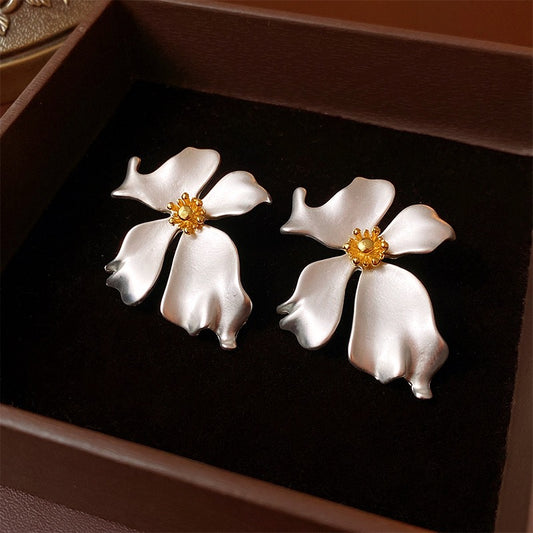 Exaggerated Flower Earrings