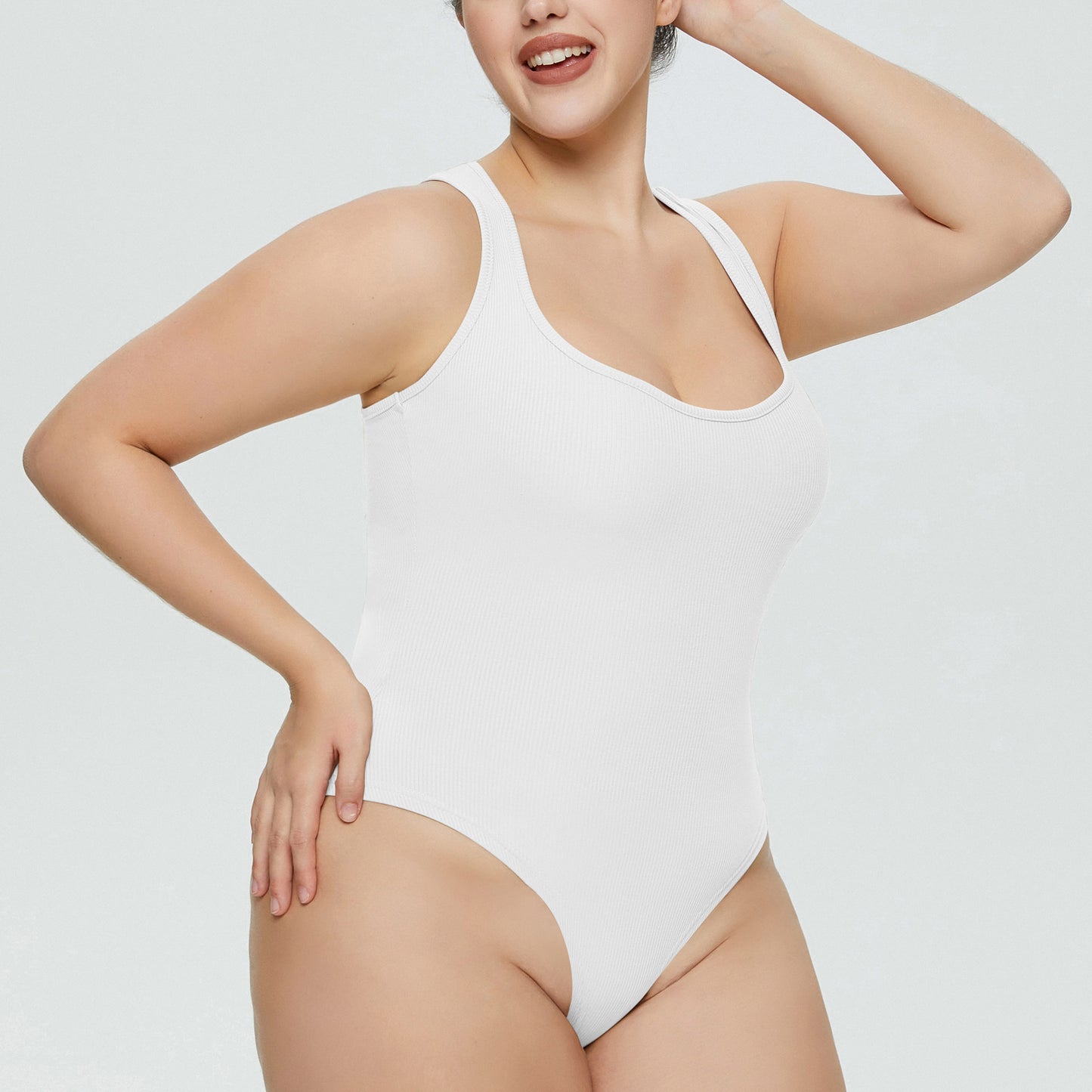 Women, Ribbed Fitted Ladies' Bodysuit