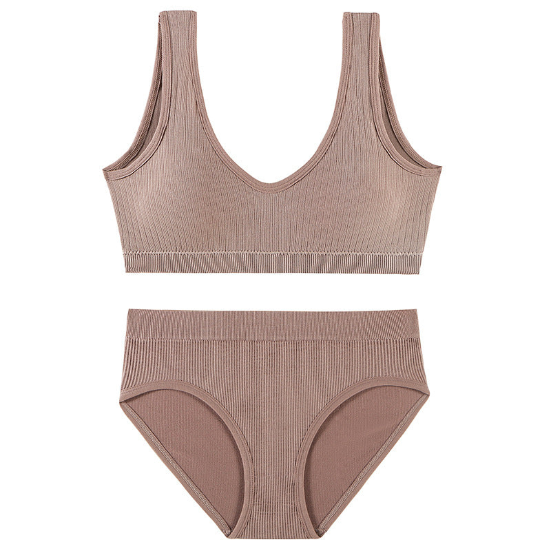 VelvetTouch Padded Bra & Low-Waist underwear set