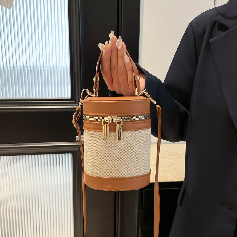 Top Handle Bucket Bag For Women