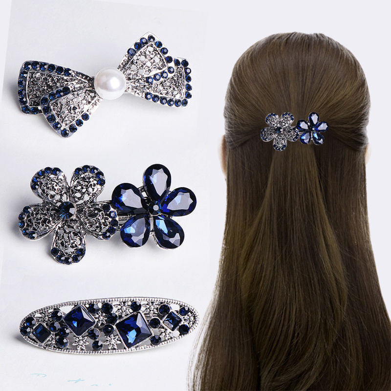 Women Rhinestone Ponytail Hairpin