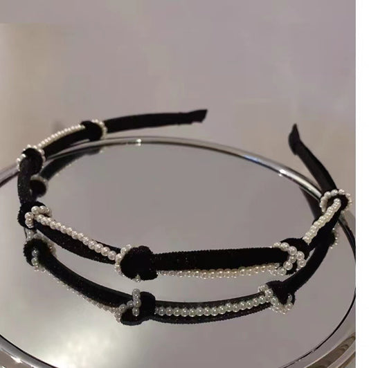 Women's vintage Pearl Hair Headband