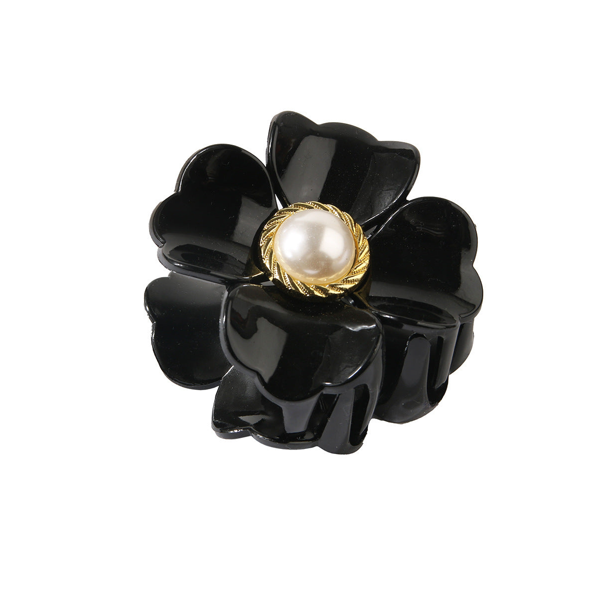 Flower Clasp Pearl Hairpin