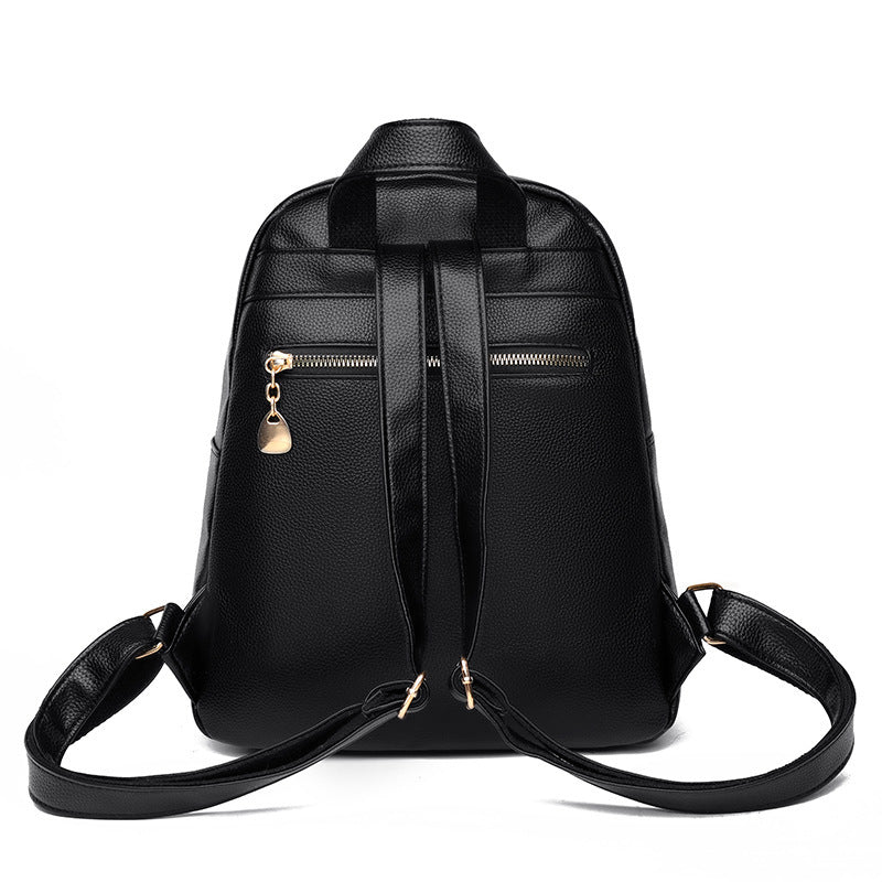 Soft Leather Backpack For Women