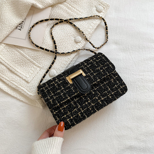 Crossbody Woolen Bag For Women