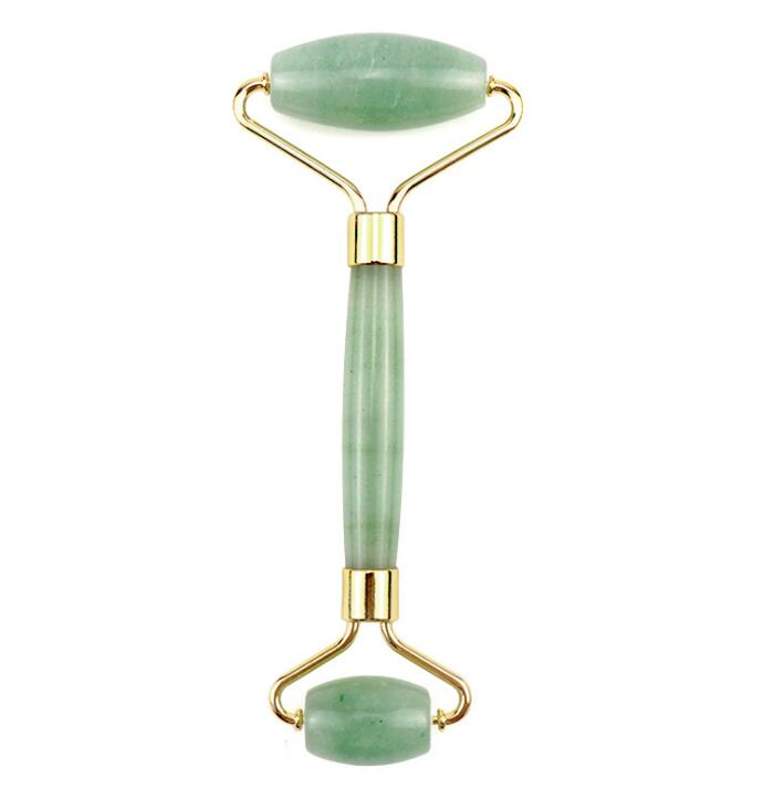 Face Lift Massager Crystal Roller Facial Massage Relaxation Jade Roller Stone Natural Rose Quartz Beauty Skin Tool Girl Gift