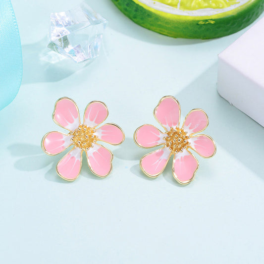 Small Fresh Flower Earrings
