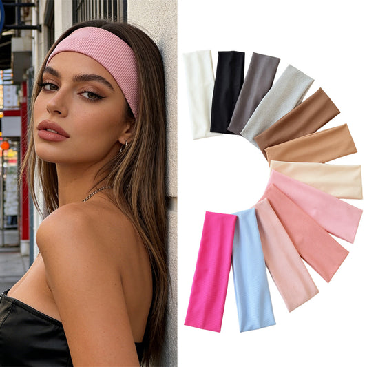 Wide Elastic Multi-functional Headband