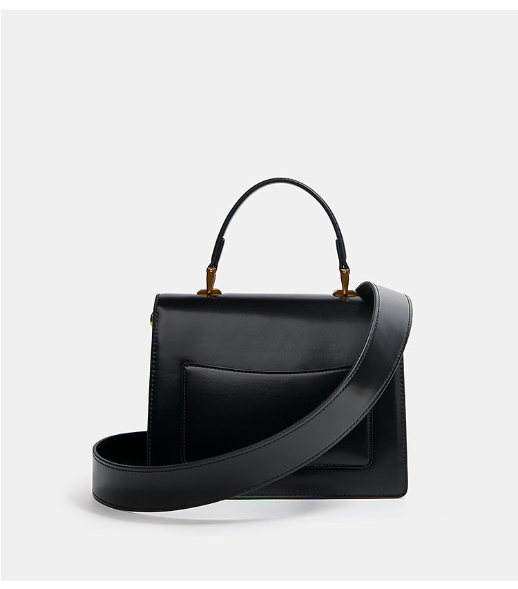 Textured Patent Leather Glossy Top Handle Bag