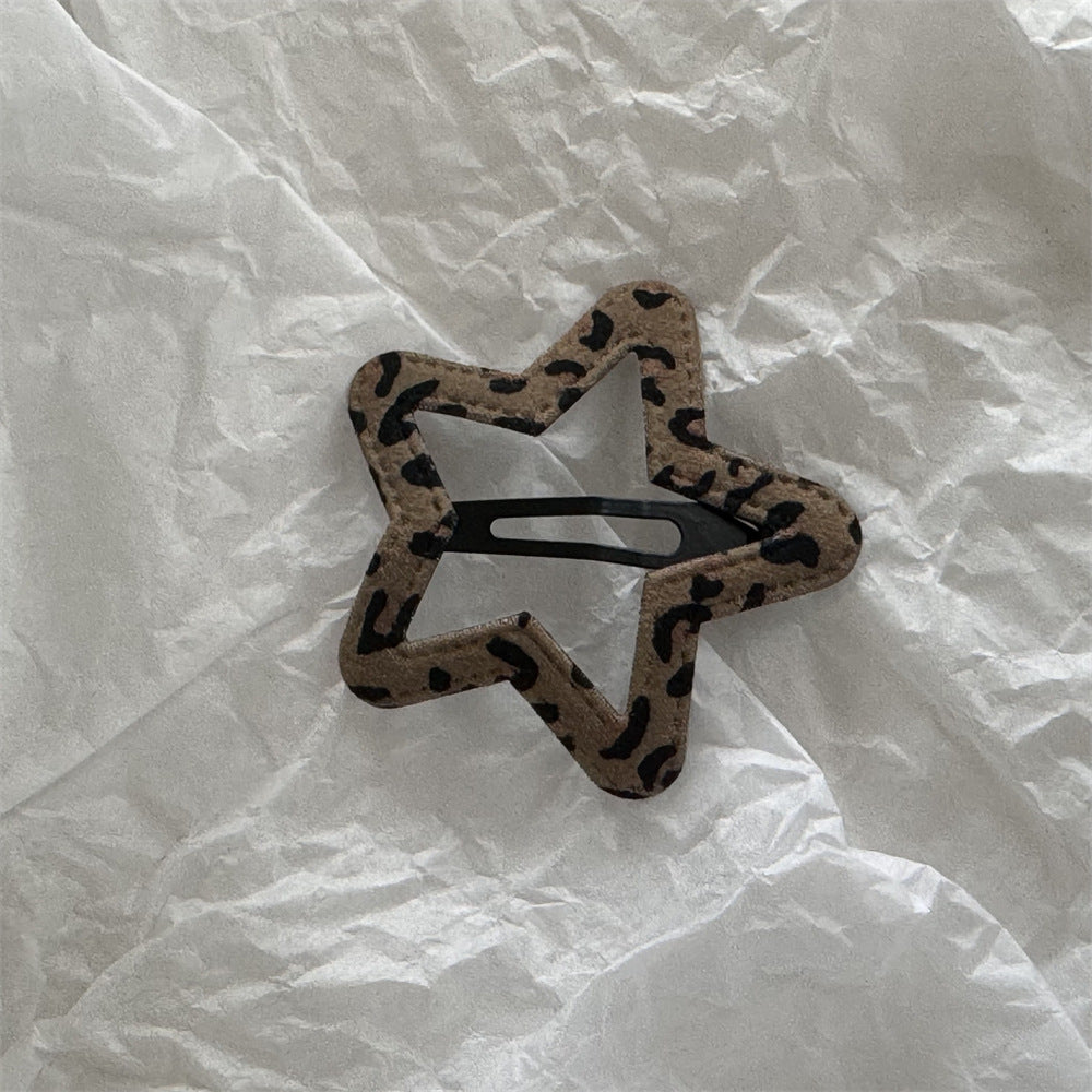 Leopard Print Clouds Hairpin