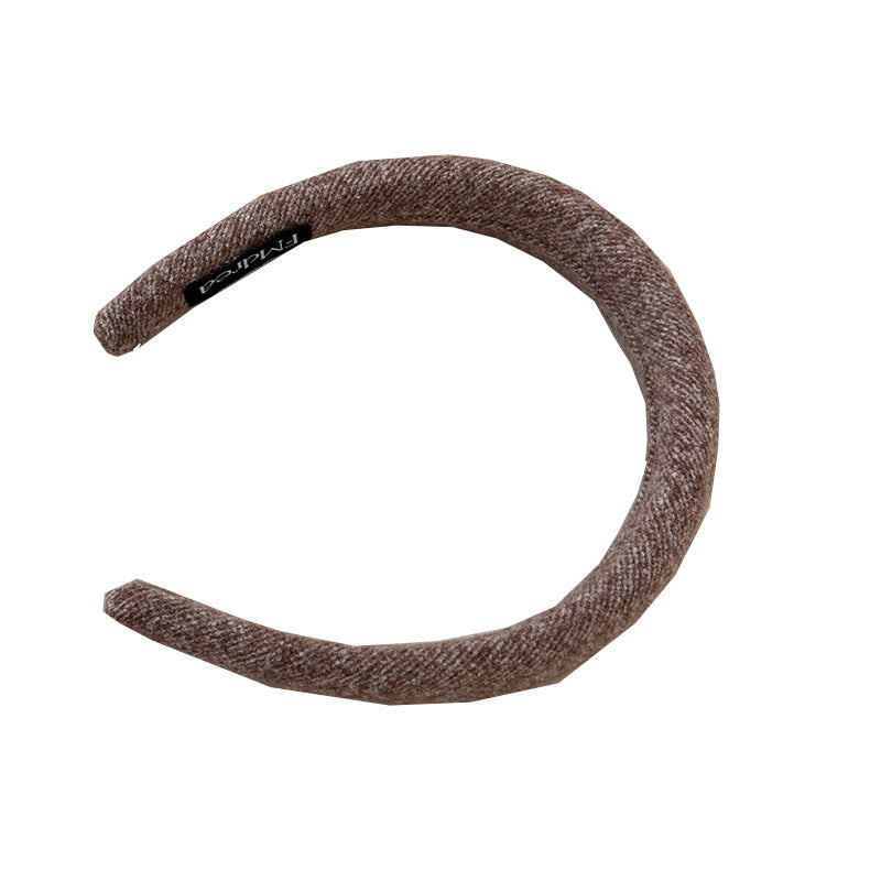 Women large Wooll Hair Ring and hoops