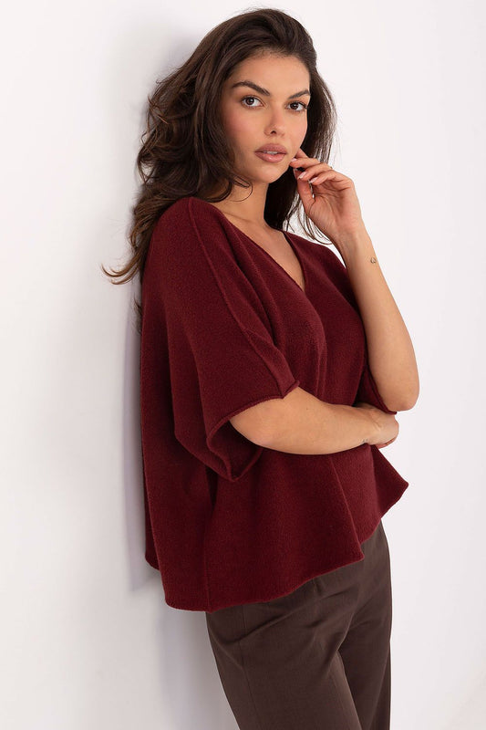 Short sleeve sweater model 216680 Italy Moda