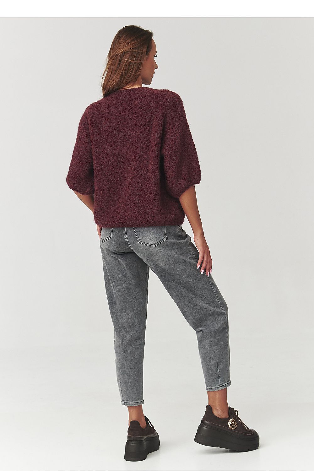 Jumper model 219721 Makadamia