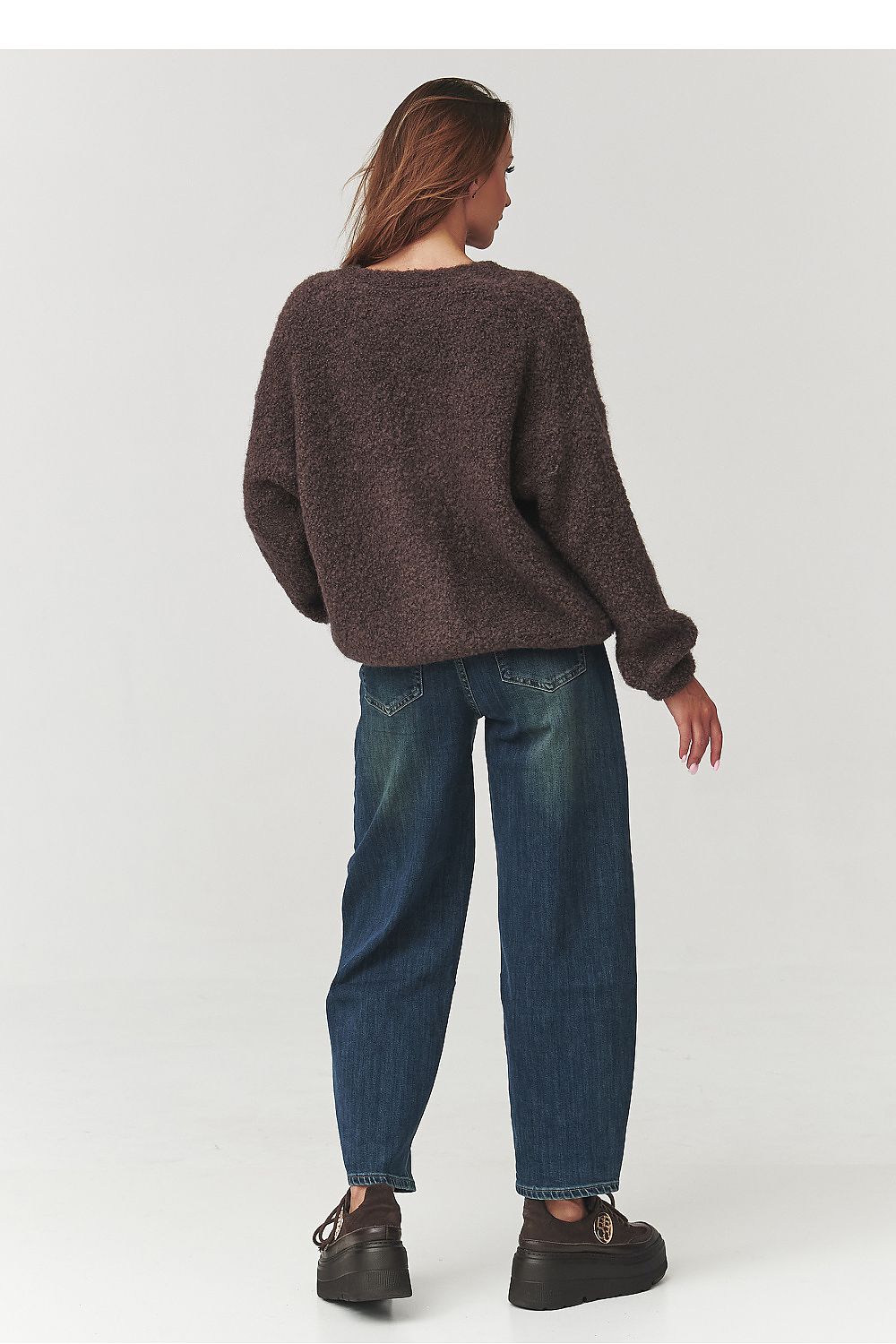 Cardigan model 219737 Makadamia
