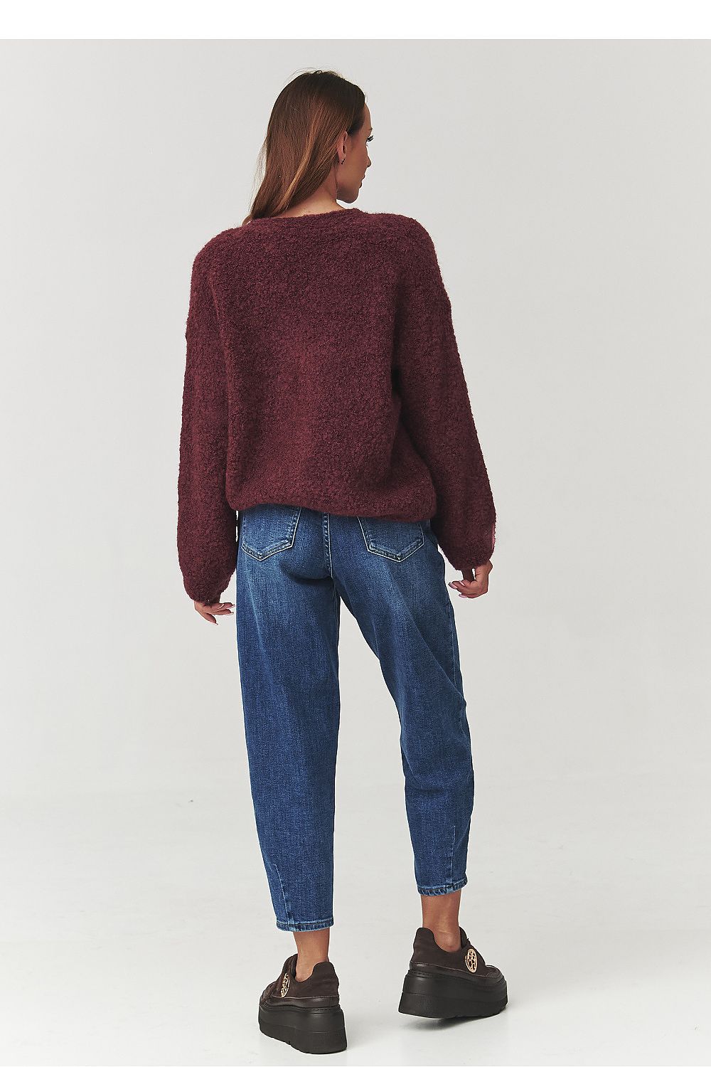 Cardigan model 219738 Makadamia