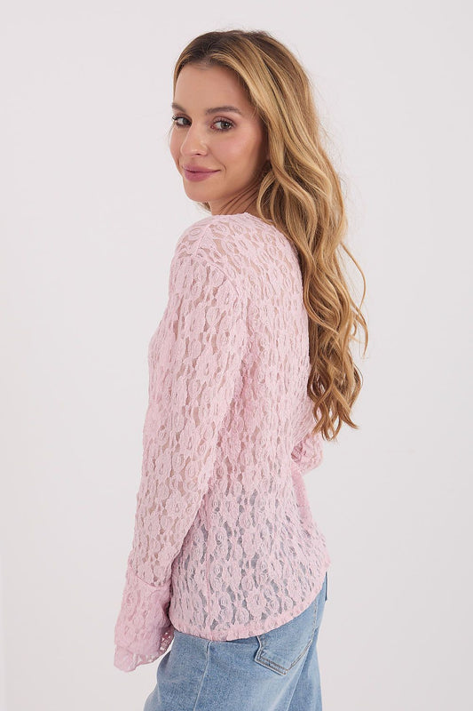 Lace blouse model 223407 Italy Moda