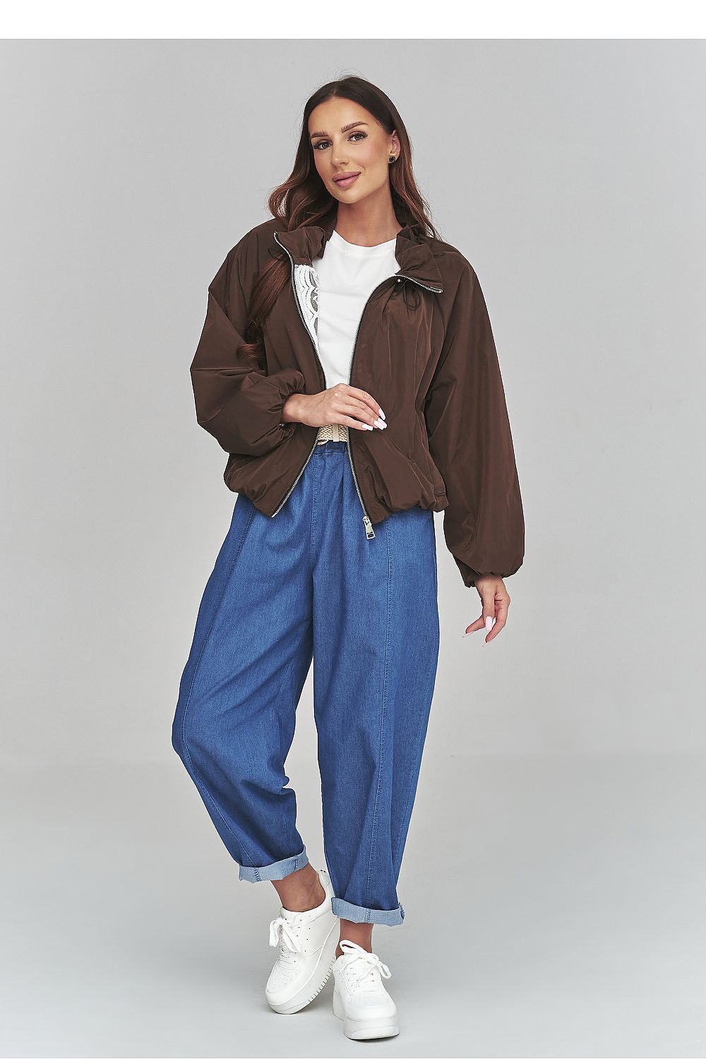 Jacket model 228272 Makadamia
