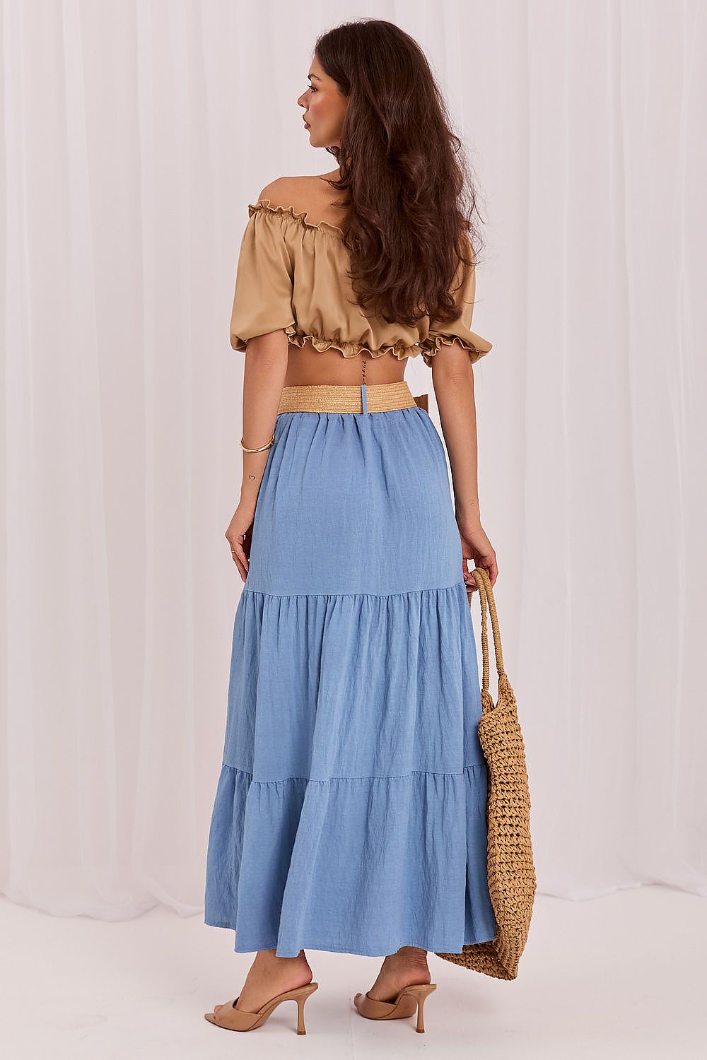 Long skirt model 229812 Italy Moda