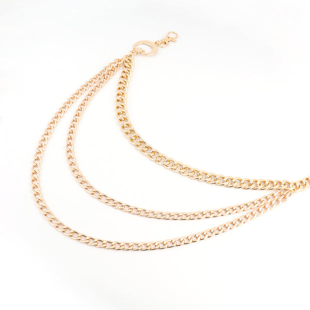 Woman Three-layer Metal Chain