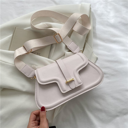 Solid color Square crossbody Bag