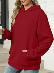 Pocketed Long Sleeve Hoodie