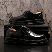 Men's dress Shiny Leather Shoes