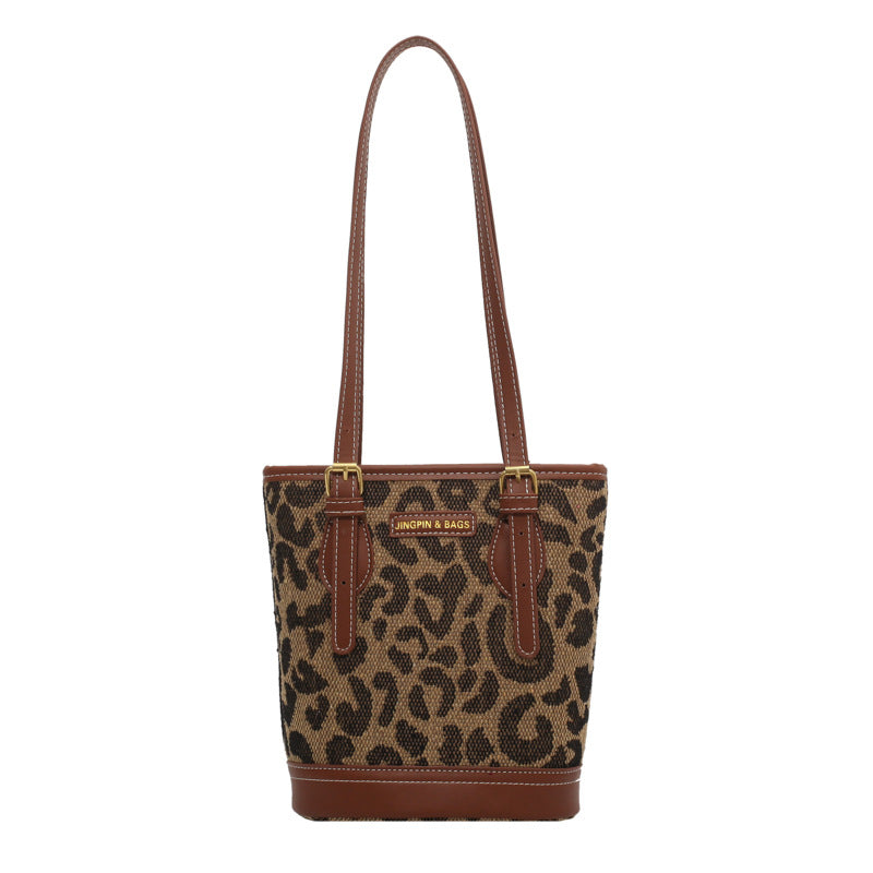 Shoulder Bag Stitching Bucket Bag