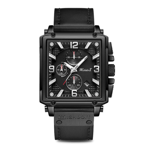 Automatic Square Waterproof Personality Quartz Men's Watch