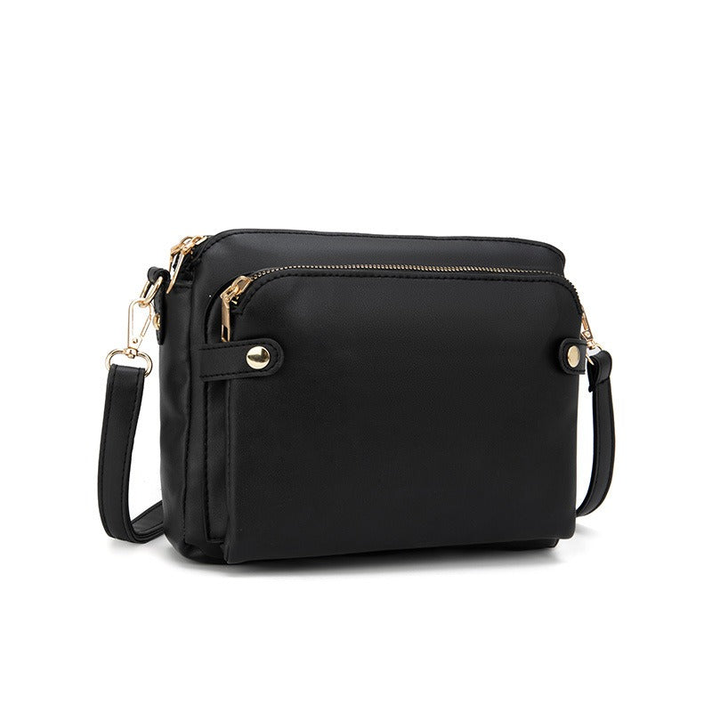 Three Layer Leather Bag