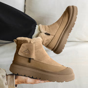 Men Fleece-lined Thick Casual Non-slip Platform Snow Boots