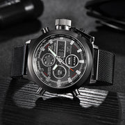 Men's Stainless Steel Sports Watch