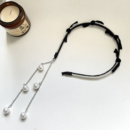 Women's vintage Pearl Hair Headband