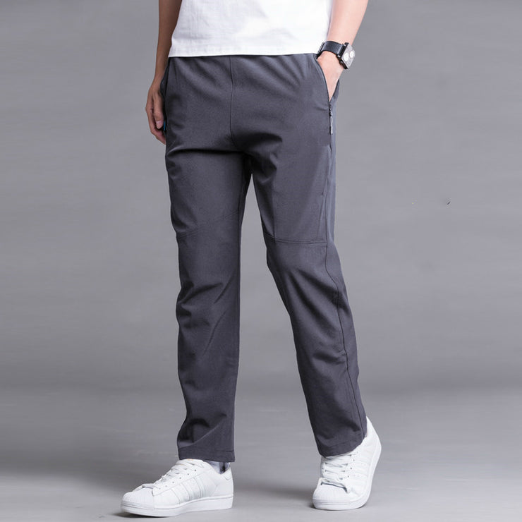 Loose straight thin sports pants men