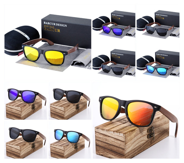 Wood Polarized Glasses for men