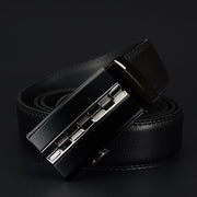 Men two-layer leather belt