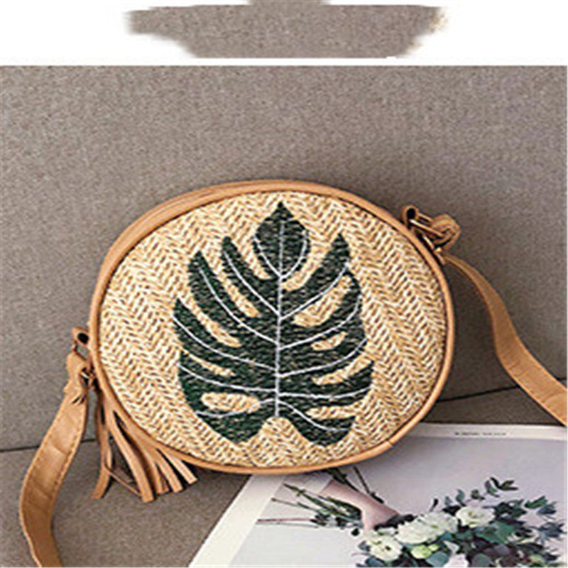 Women crossbody Straw bag