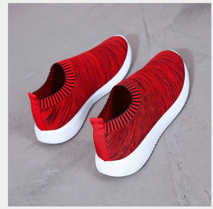 Woman Deep Mouth Woven Sneaker