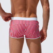 Sexy front pocket swim trunks